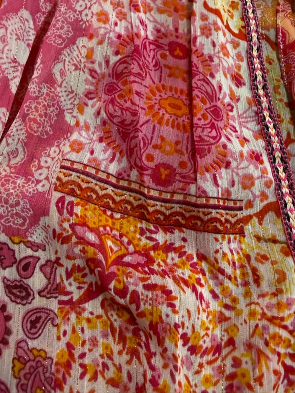 Umgee Multicolor Patchwork Duster Kimono Women Si… - image 5